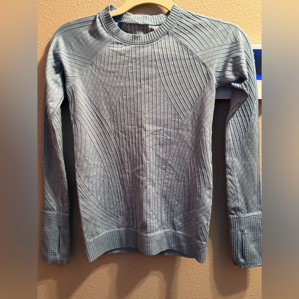 Lululemon Long Sleeve Gray/Blue